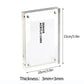 Transparent Acrylic Frames Photos Picture Frame Magnetic Double Sided Photo Frame Kpop Photocard Holder Album Poster Tag Display