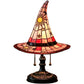 New Durable Stained Glass Cat Lamp Cats Stained Resin 3D Cute Tabletop Retro High Quality Pet Led Table Light Home Bedroom