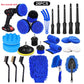 UNTIOR Electric Drill Brush Attachment Set Power Scrubber Brush Car Polisher Kitchen Bathroom Cleaning Kit Toilet Cleaning Tools