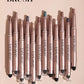 12 Colors Eyeshadow Stick Double Head Waterproof Long Lasting Metallic Shimmer Highlighter Cream Pen with Brush for Eyes