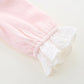 Infant Baby Girls Jumpsuit+Hat Embroidery Lace Stitching Cotton Long Sleeve Toddler Baby Girl Romper Spring Autumn Baby Clothes