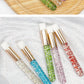 20 Pcs Crystal Eyelash Cleaning Brush Lashes Shampoo Brush Eyelash Extension Peel Off Blackhead Remover Makeup Tools Supplies