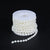 5yards/roll Imitation Pearl Chain White 3-12mm Round Beads Chain for Home Wedding Clothing Decoration Jewelry Making Accessories