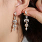 ZAKOL 2023 New Shiny Marquise Leaf Zircon Bridal Earrings AAA Cubic Zirconia Charming Design Drop Earring for Women Wedding