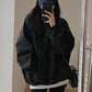 Jackets Women Solid Loose Hooded Simple Zippers Spring Leisure Pockets Japanese Style Attractive Creativity Fashion All-match