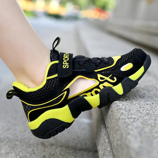 Kids Summer Shoes Kids Sandals Breathable Boys Sandals Soft Children's Shoes Outdoor Protecting Toes Beach Sandal Water Shoes