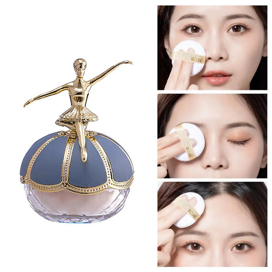 Creative Loose Powder Ballerina Makeup Loose Powder Long-lasting Waterproof Natural Whitening Makeup Matte Invisible Pore