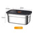 Stainless Steel Camping Lunch Box Leak-proof Sealed Bento Box Microwave Suitable Large Capacity Refrigerator Freezer Storage Box