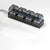 Keyboard Key Chain Fidget Toy for Adults LED Fidget Clicker Decompression Toy Keychains Stress Relief Gadget Interesting Pendant