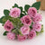 10 Heads Rose Bouquet Artificial Flowers Western Rose Wedding Decoration 6 Colors Peonies Fake Flowers Artificial Flowers