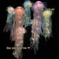 LED Jellyfish Lamp Colored DIY Mermaid Jellyfish Light Hand-held Luminous Lantern Girls Birthday Party Wedding Decor Night Light