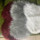 30x40cm Plush Carpet Heart Shaped Faux Fur Rug Imitation Wool Christmas Coffee Table LivingRoom Shag Carpet Solid Color Style