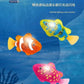 Children's Holiday Gift Bath Electronic Interactive Toy Light Swimming Fishing Simulation Color Pet Fish