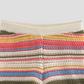 PB&ZA2024 autumn new women's clothing fashion temperament slim fit casual POLO collar short knitted sweater striped shorts set