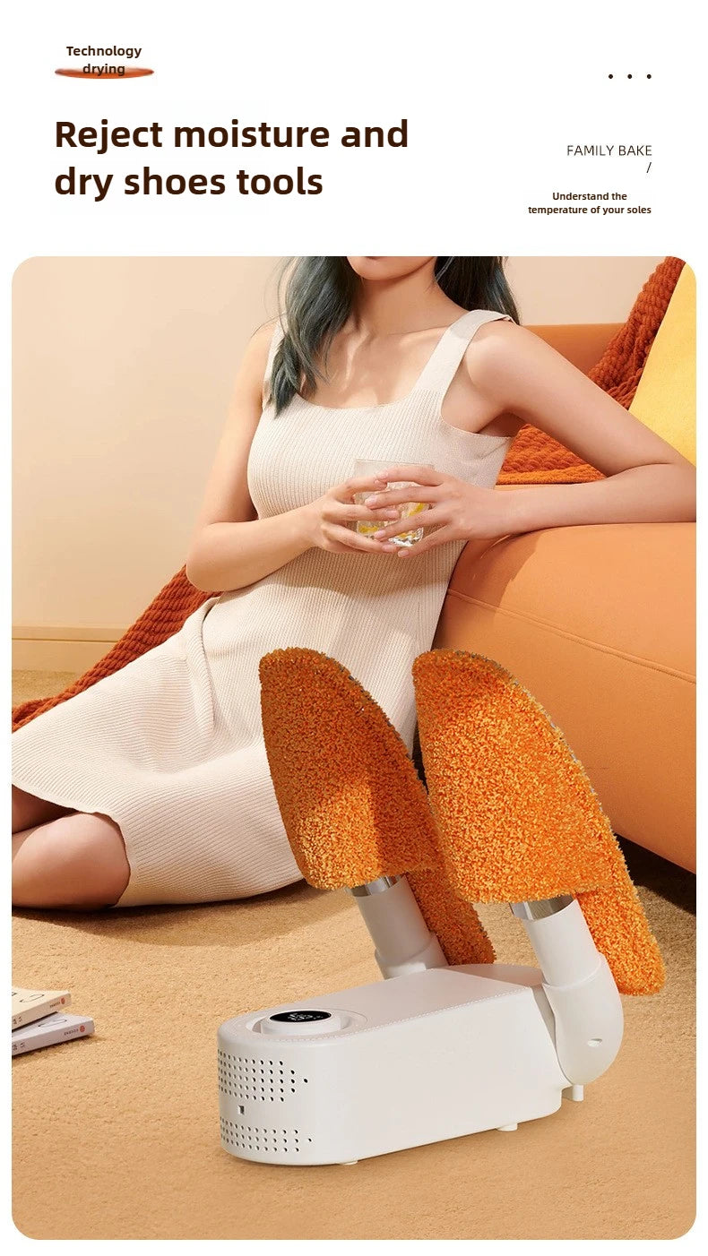 Electric Shoes Dryer Portable Foldable Smart Heater Deodorizer Dehumidifier Shoe Drying Machine Foot Warmer Appliances 220v