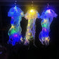 LED Jellyfish Lamp Colored DIY Mermaid Jellyfish Light Hand-held Luminous Lantern Girls Birthday Party Wedding Decor Night Light