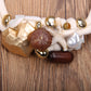 Statement Necklace with Beads&Starfish Design for Women Trendy Wedding Party Jewelry