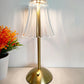 Crystal Led Table Lamp Rechargeable Book Light Night Light for Reading Bedside Bedroom Atmosphere Retro Hotel Bar Decor Dimmable