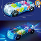 Baby toys Toddler Police Car Electric Vehicle Toy Auto Driving Transparent Gears Music Lights Cars Toys for Kids Boys