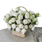 10 Heads Rose Bouquet Artificial Flowers Western Rose Wedding Decoration 6 Colors Peonies Fake Flowers Artificial Flowers