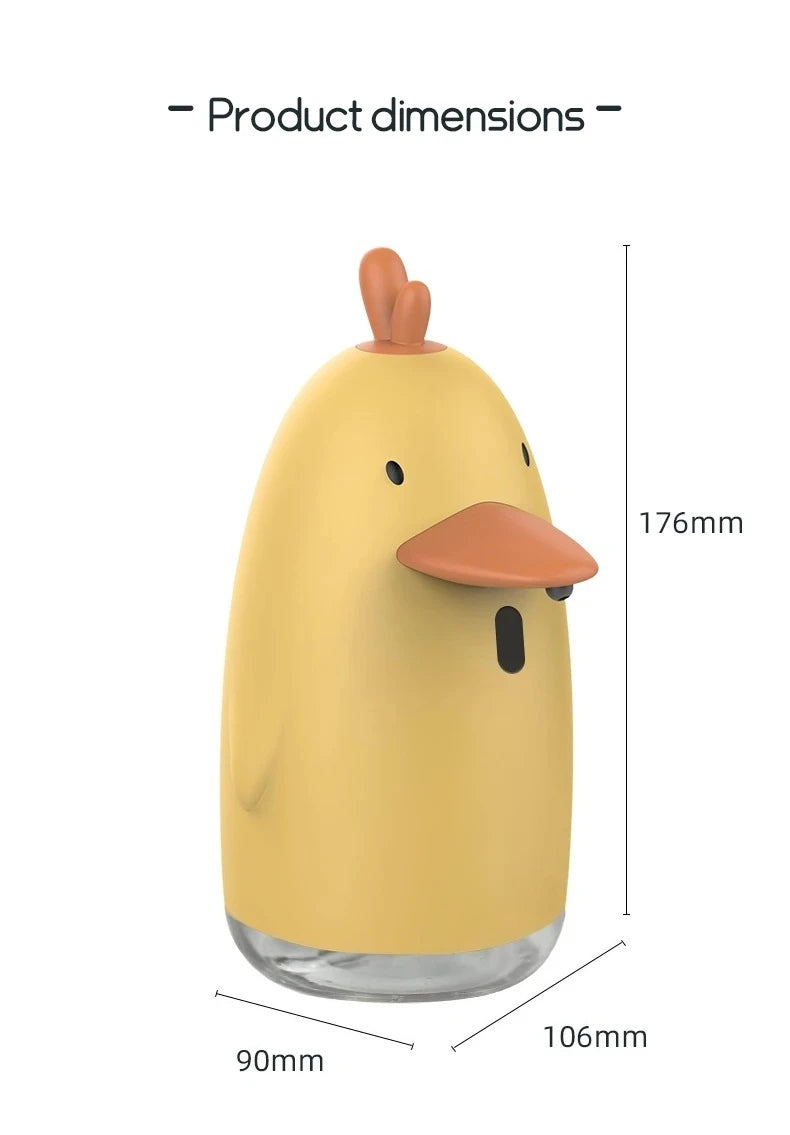 Cute Cartoon Style Automatic Soap Dispenser USB Charging Touchless Sensor Children Washing Hand Machine Soap Foam Dispenser