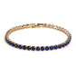 Luxury Hiphop Iced Out  4mm Cubic Zirconia Crystal Tennis Bracelets For Women Men Gold Color Silver Color Bracelet Chain Jewelry