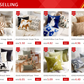 30X50/45x45CM Embroidered Bamboo Leaf Throw Pillow Cover Stamping Waist Cushion Cover Decor Home Decorative Pillowcase