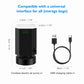 1-15pc Universal Vacuum Storage Bag with Cordless Electric Pump,Rechargeable Wireless Pump for Bags,Space Saver Travel Organizer