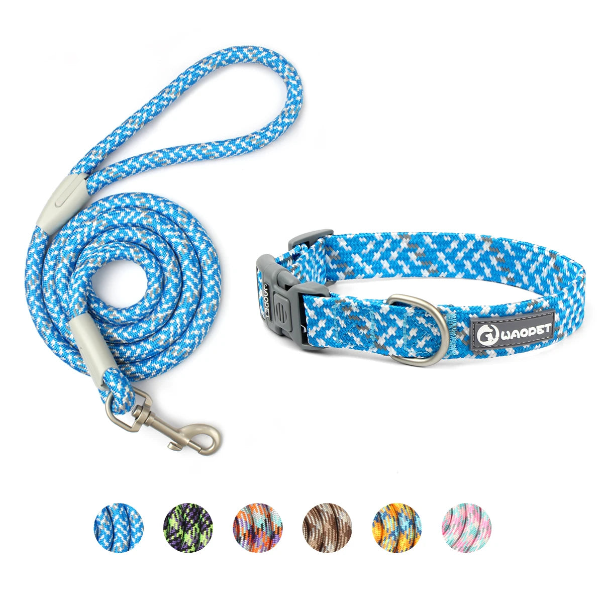 Leashes And Collar Set For Small Medium Large Dogs Pet French Bulldog Chihuahua Pug Outdoor Walking Lead Collar Leash Supplies