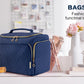 BAGSMART Cosmetic Bag for Make UP Cases Large Capacity Makeup Organizer With Handle Waterproof Travel Toiletry Storage