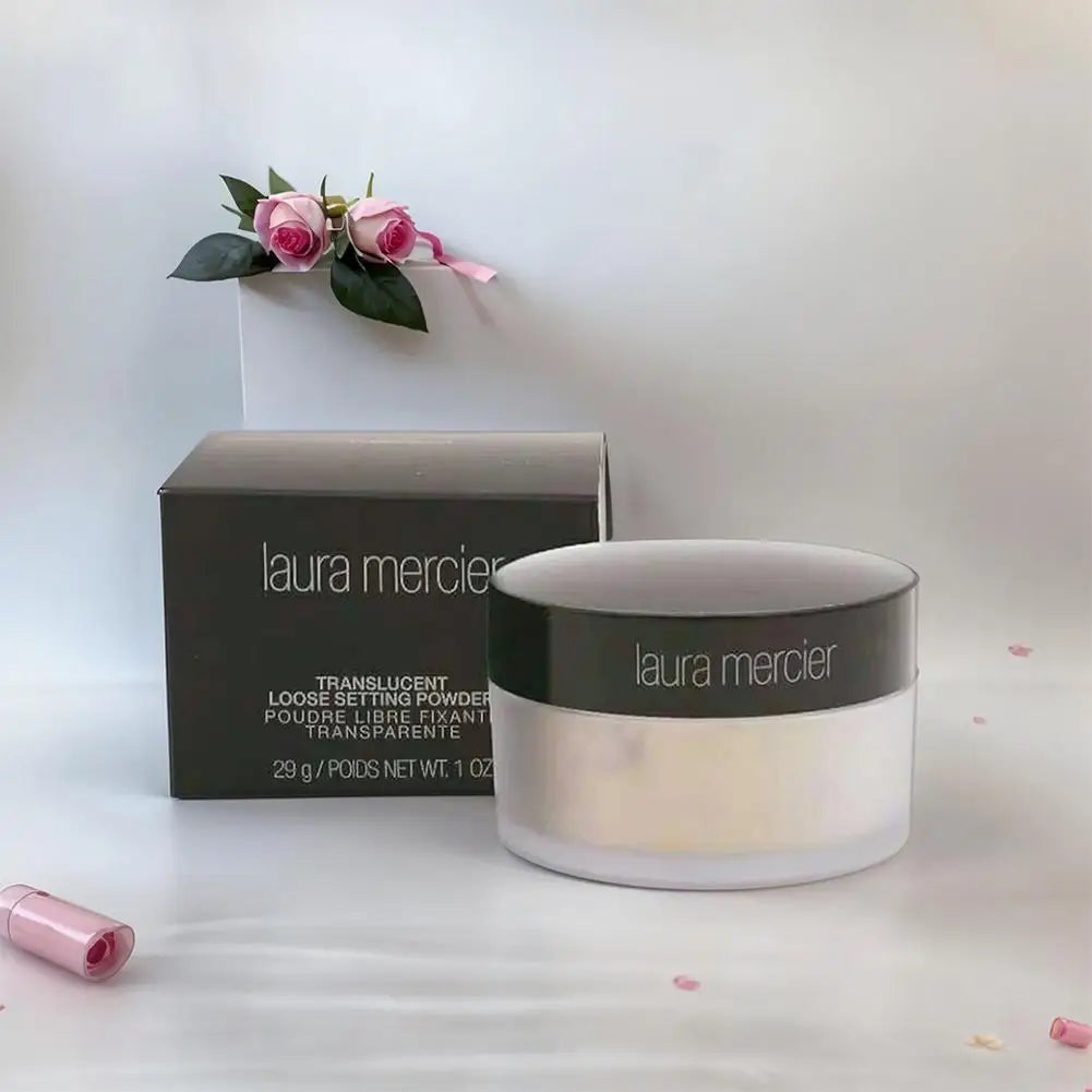 2024 Hot Loose Powder With Packaging Natural Soft Transparent Honey Powder Makeup Powder