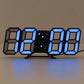 1PC 3d Digital Clock Creative Gift Multi-Functional Electronic Clock For Students With Large Screen Wall Mounted Clock