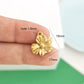 1pc Stainless Steel Big Pendant Small Charm Cherry Angel Boot Heart Tail Flower Star Cross Key Moon Pearl Bow PVD Gold Color