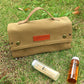 Portable Camping Seasoning Spices Bottle Tableware Leather Storage Bag Portable Kit For BBQ Picnic Kitchen