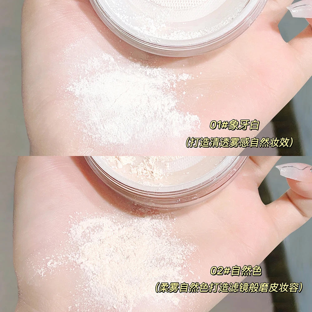 Light Air Loose Powder Transparent White Long lasting matte finish makeup Oil Control Cover flour cosmetics Korea