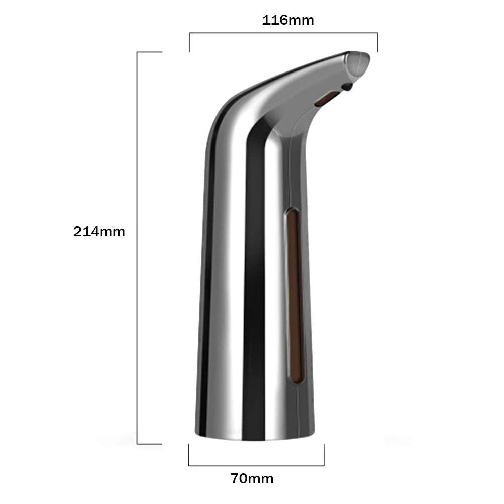Automatic Soap Dispenser Battery Operated 400ML Hand Sanitizer Dispenser Touchless PX6 Waterproof for Kitchen Bathroom Washroom