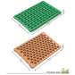 Creative Gingerbread Man Biscuit Mold 100 Hole Silicone Baking Biscuit Mold Mini Pet Dog Snack Biscuit DIY Chocolate Mold