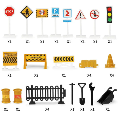 Large City Road Map DIY Scene Road Signs Car Parking Lot Game Children Playing Traffic Mat Climbing Carpets for Baby Toys Gifts