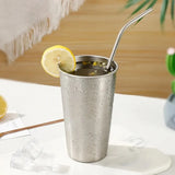 Single-layer Stainless Steel Outdoor Camping Beer Cups Large-capacity Water Cups Curling Cups Milk Tea Coffee Cups