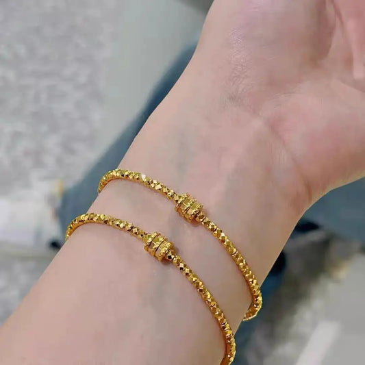 Classic Sparkling Irregular Bead Bracelet for women Small Pendant bangles Light Luxury High quality Banquet Party Jewelry