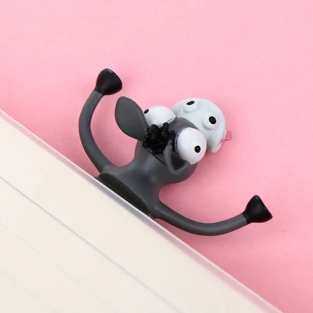 3D Stereo Cartoon Marker Animal Bookmarks Ocean Series Seal Octopus Cat Panda And Shiba Inu Creative Stationery Children Gift
