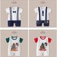 Baby Boys Thin Rompers Baby Girls Short Sleeve Bodysuit Newborn Infants Jumpsuit for Summer New Korean Style Costume