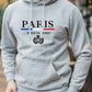 Paris Print Hoodies Tshirt  For Men Casual Autumn Winter