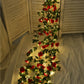 200cm Rose Artificial Flowers Vine LED String Lights For Wedding Garland Home Decor Fake Rose Rattan Hanging Wall Arch Ornament