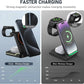 3in1 Magnetic Wireless Charger Station 30W Fast Charging for iPhone 16 15 14 Pro Max iWatch AirPods Phone Adapter Stand