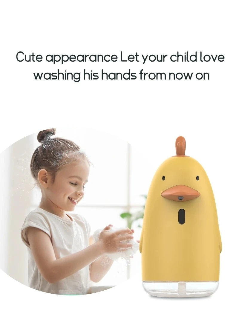 Cute Cartoon Style Automatic Soap Dispenser USB Charging Touchless Sensor Children Washing Hand Machine Soap Foam Dispenser