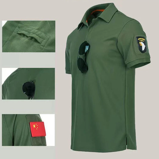 Men's Quick Dry Pullover Embroidered Shirts Summer Oversized Breathable Clothes Elastic Plain Camping Hiking Climbing T-shirts