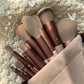 Makeup Brushes Set Eye Shadow Foundation Women Cosmetic Powder Blush Blending Beauty Make Up Tool
