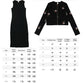 XS-XXXL Women's Cardiga Outfit Casual Bodycon Ribbed Tank Maxi Dress Slim Fit Long Dresses Zip Elegant Sweatshirt Dress Sets New