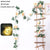 200cm Rose Artificial Flowers Vine LED String Lights For Wedding Garland Home Decor Fake Rose Rattan Hanging Wall Arch Ornament